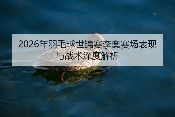 2026年羽毛球世锦赛李奥赛场表现与战术深度解析